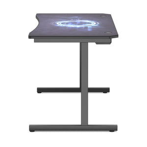 Gamingtisch 160 x 70 x 75 cm schwarz