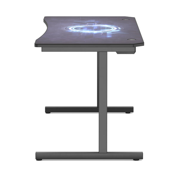 Gamingtisch 160 x 70 x 75 cm schwarz