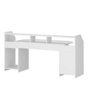 Gamingtisch LED REGULUS 180 x 66 x 91 cm weiss