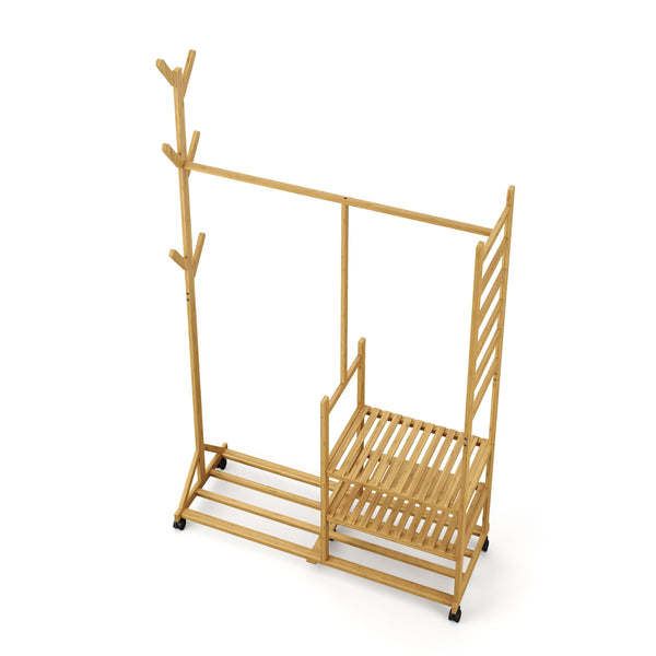 BERNO natural bamboo wardrobe