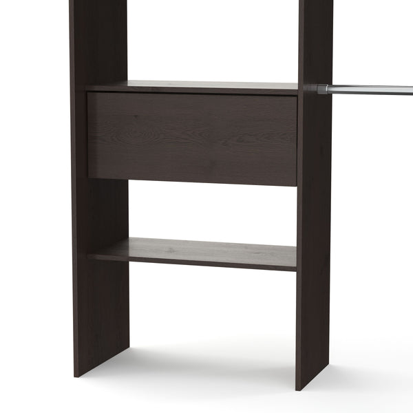 Garderobe Kleiderschrank GUEST braun