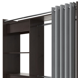 Garderobe Kleiderschrank GUEST braun