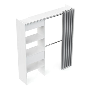 Garderobe Kleiderschrank GUEST weiss