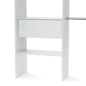 Garderobe Kleiderschrank GUEST weiss