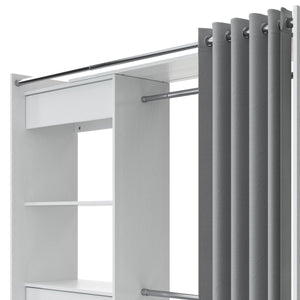 Garderobe Kleiderschrank GUEST weiss