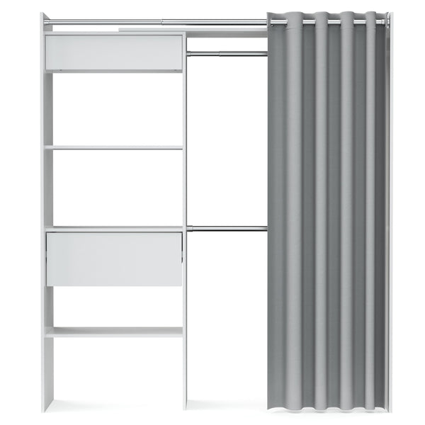 Garderobe Kleiderschrank GUEST weiss