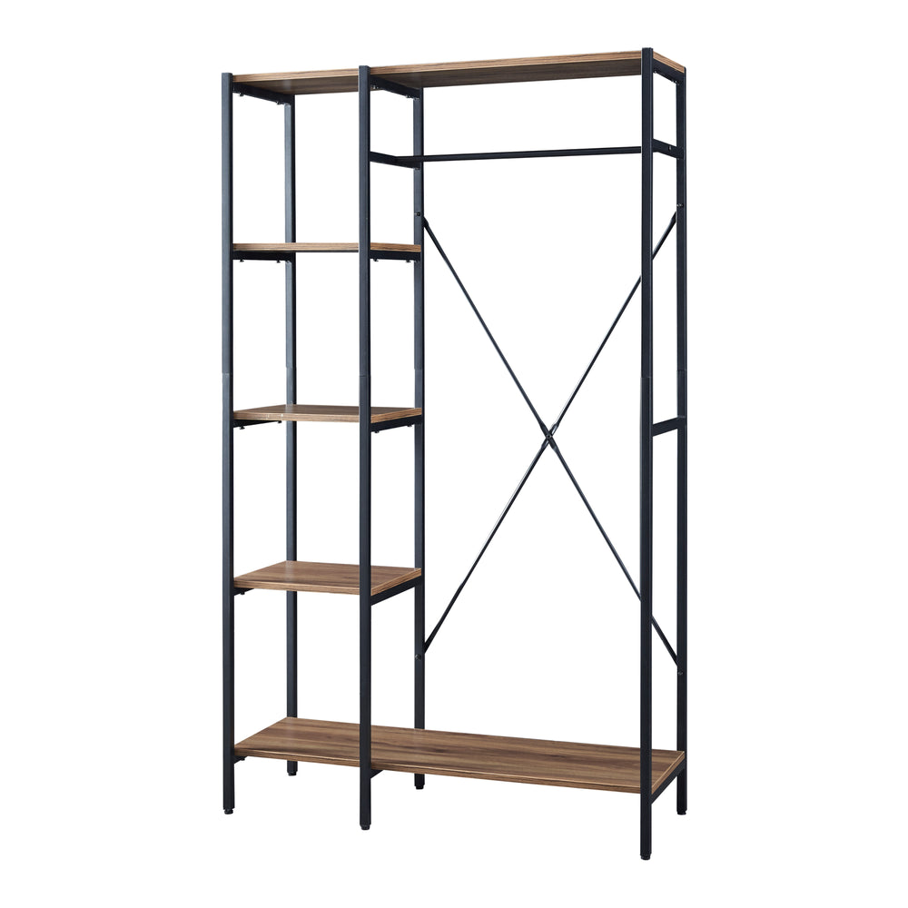 Appendiabiti Hvidovre 170x100x35cm Colore legno nero