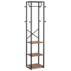 Garderobe Kleiderständer Vintage BONITA 40 x 180 cm