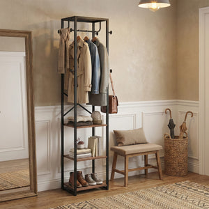 Garderobe Kleiderständer Vintage BONITA 40 x 180 cm