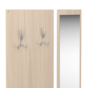 Wardrobe set LUCAS white/natural
