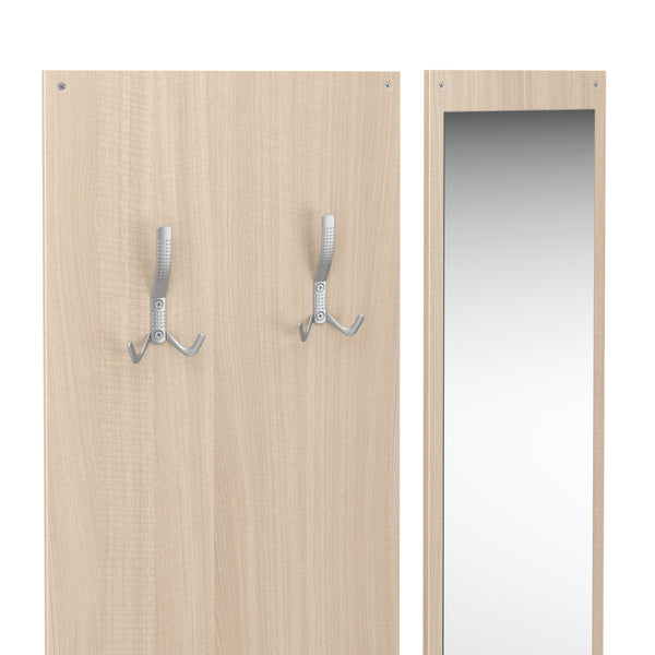 Wardrobe set LUCAS white/natural