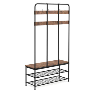 Garderobe Schuhregal Vintage BONITA 100 x 182 cm