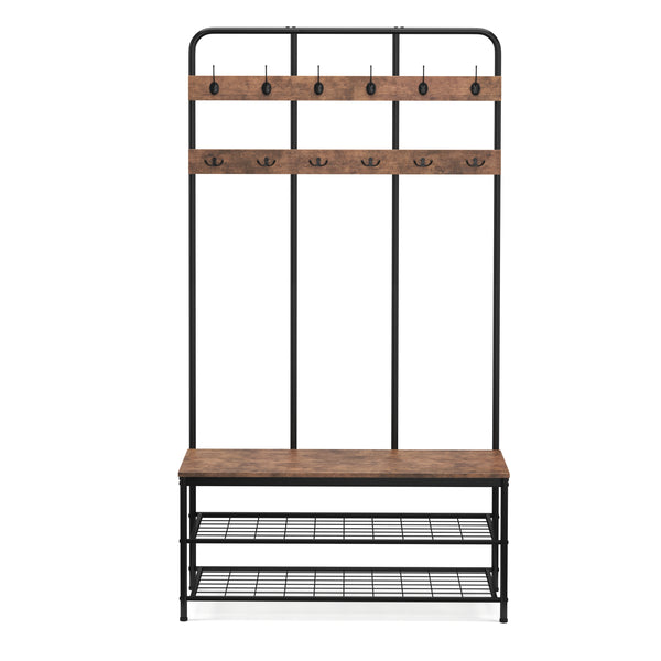 Garderobe Schuhregal Vintage BONITA 100 x 182 cm