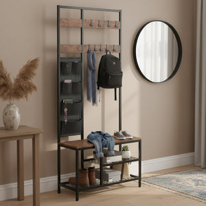 Garderobe Schuhregal Vintage BONITA 80 x 180 cm