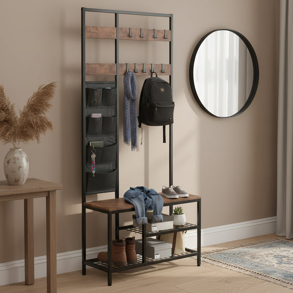 Garderobe Schuhregal Vintage BONITA 80 x 180 cm