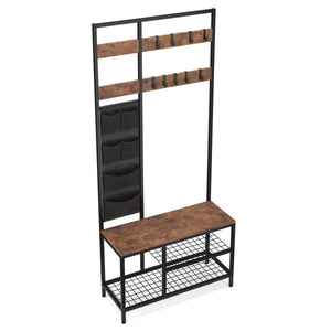 Garderobe Schuhregal Vintage BONITA 80 x 180 cm