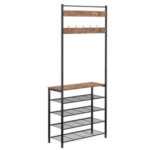 Garderobe Schuhregal Vintage BONITA 80 x 190 cm