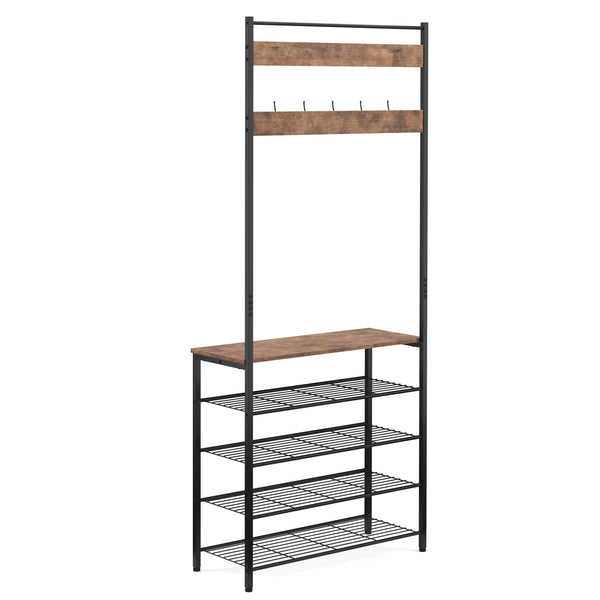 Garderobe Schuhregal Vintage BONITA 80 x 190 cm