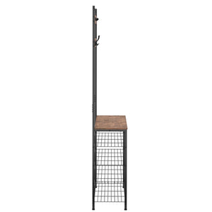 Garderobe Schuhregal Vintage BONITA 80 x 190 cm