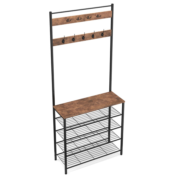 Garderobe Schuhregal Vintage BONITA 80 x 190 cm