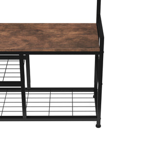 Garderobe Schuhregal Vintage BONITA 84 x 182 cm