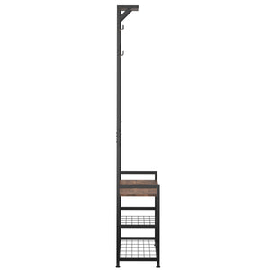 Garderobe Schuhregal Vintage BONITA 84 x 182 cm