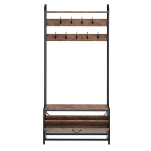 Armoire/meuble à chaussures vintage BONITA 120 x 180 cm