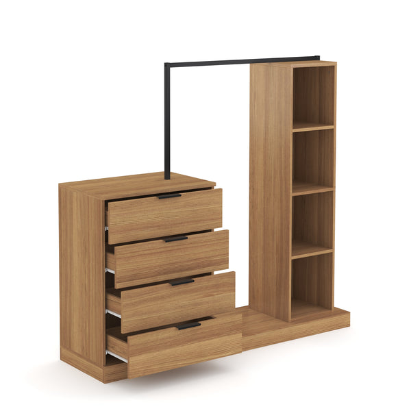 Armoire-commode DAMARIS marron