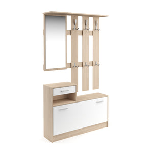 Ensemble de garde-robe EVEREST blanc/naturel