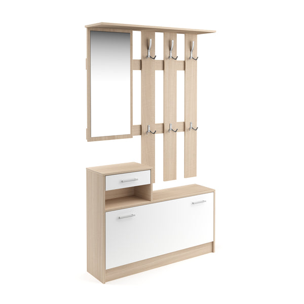 Ensemble de garde-robe EVEREST blanc/naturel