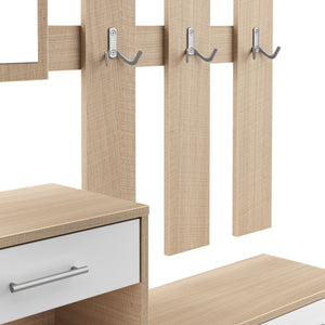 Ensemble de garde-robe EVEREST blanc/naturel