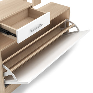 Ensemble de garde-robe EVEREST blanc/naturel