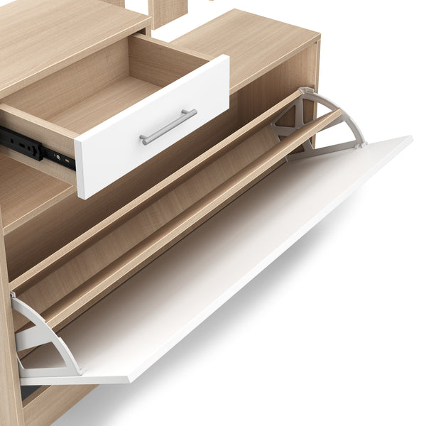 Ensemble de garde-robe EVEREST blanc/naturel