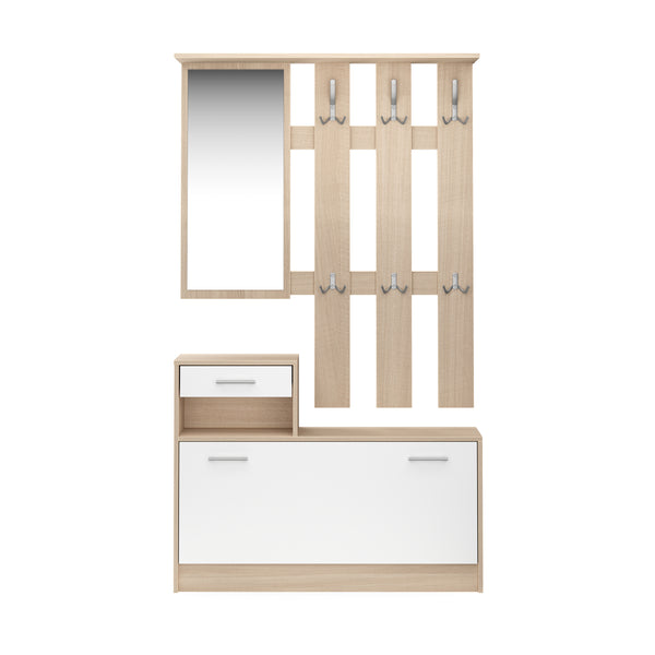 Ensemble de garde-robe EVEREST blanc/naturel