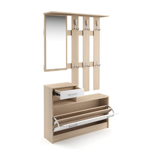 Ensemble de garde-robe EVEREST blanc/naturel