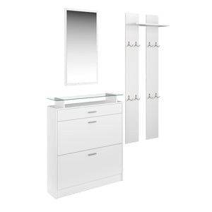 Garderobe Set KASPER weiss
