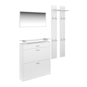 Garderobe Set KASPER weiss