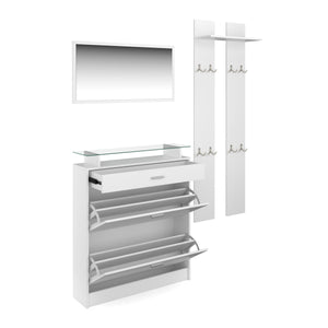 Garderobe Set KASPER weiss