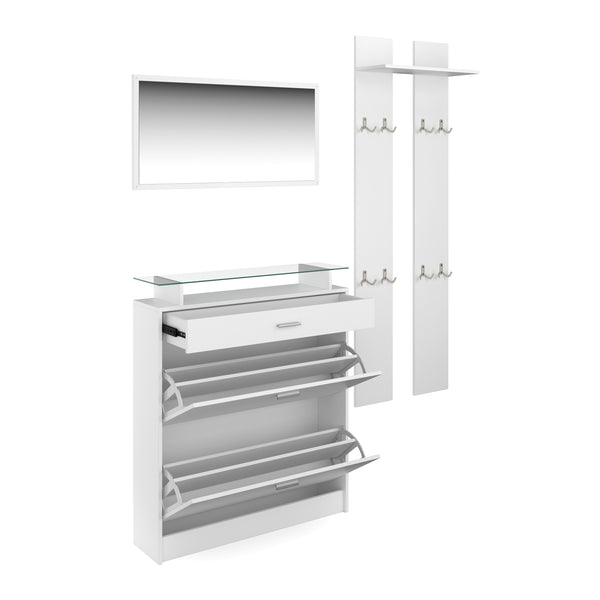Garderobe Set KASPER weiss