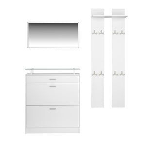 Garderobe Set KASPER weiss