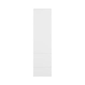 Garderobe RIMEL 52 x 191 cm weiss/anthrazit