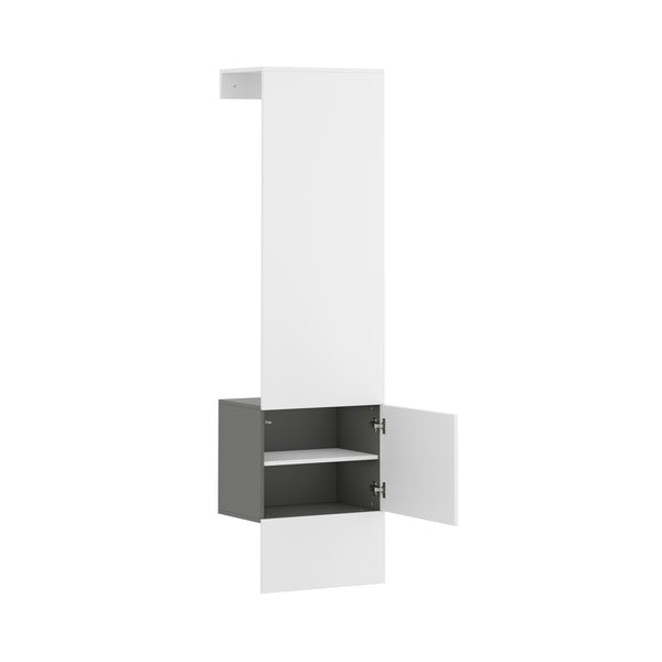 Garderobe RIMEL 52 x 191 cm weiss/anthrazit