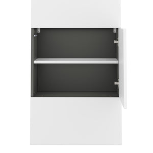 Garderobe RIMEL 52 x 191 cm weiss/anthrazit