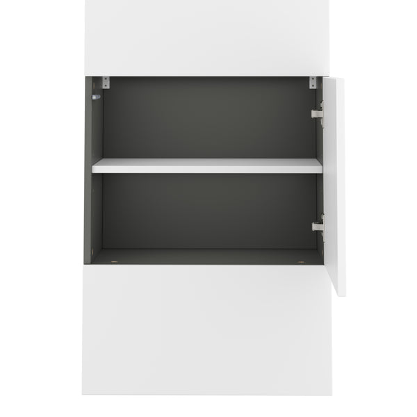 Garderobe RIMEL 52 x 191 cm weiss/anthrazit