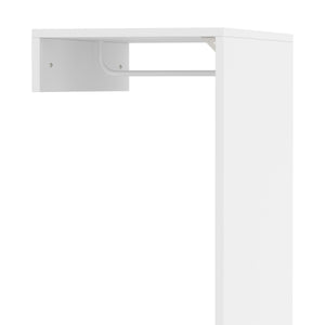 Garderobe RIMEL 52 x 191 cm weiss/anthrazit