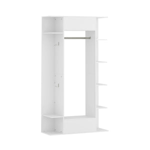 Garderobe TERENCE 106 x 190 cm weiss