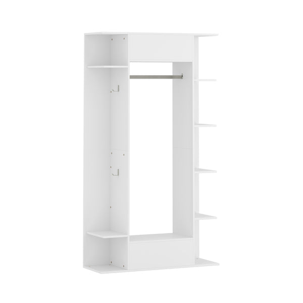 Garderobe TERENCE 106 x 190 cm weiss