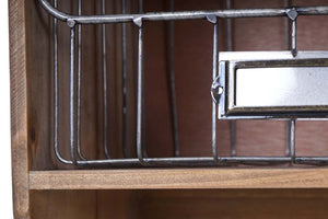 Garderobe Wandgarderobe Shabby Tanne Holz Vintage Patchwork