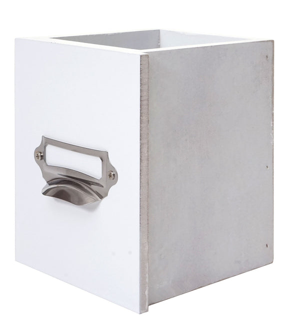 Garderobe Wandgarderobe mit 5 Schubladen Vintage weiss