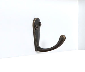 Garderobe Wandgarderobe mit 5 Schubladen Vintage weiss
